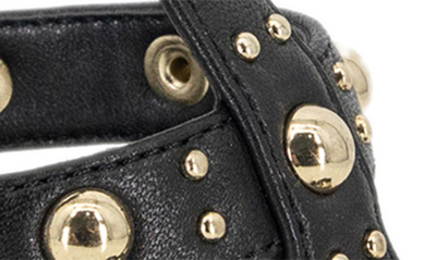 Shop Kenneth Cole Sapha Studded Block Heel Sandal In Black