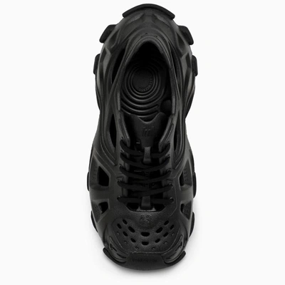 Shop Balenciaga Hd Lace-up Trainers In In Black