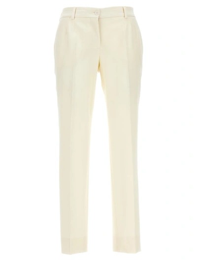 Shop Dolce & Gabbana Essential Pants In White