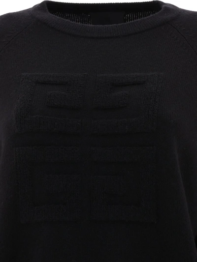 Shop Givenchy "4g" Sweater In Black