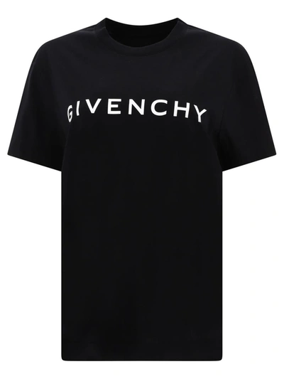 Shop Givenchy " Archetype" T-shirt In Black