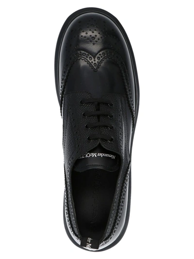 Shop Alexander Mcqueen 'hybrid' Lace-up Shoes In Black
