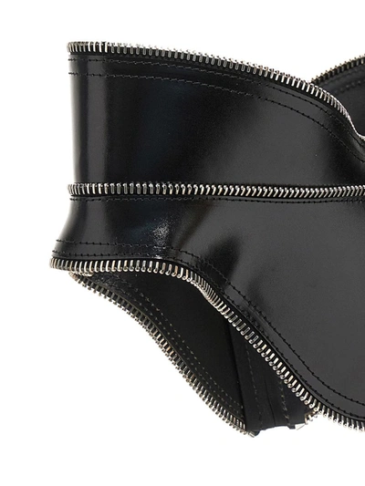 Shop Alexander Mcqueen Corset Belt In Black