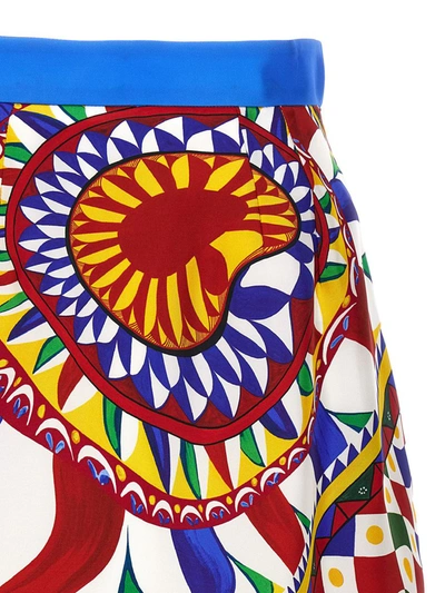 Shop Dolce & Gabbana 'carretto' Skirt In Multicolor