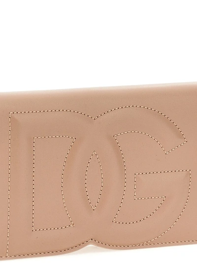 Shop Dolce & Gabbana Logo Smartphone Holder In Pink