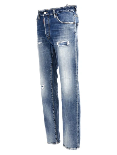Shop Dsquared2 '642' Jeans In Light Blue