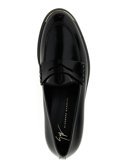 Shop Giuseppe Zanotti 'lidia' Loafers In Black