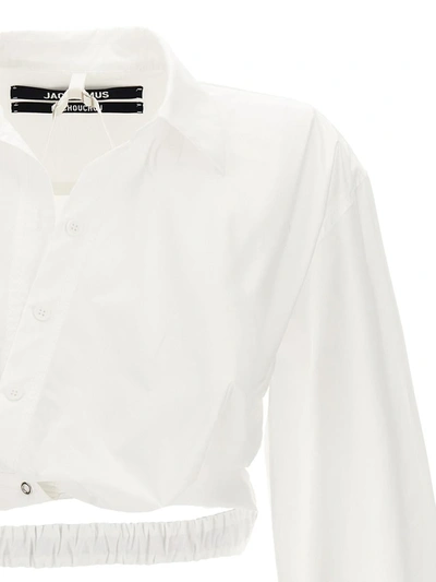 Shop Jacquemus 'bahia Courte' Shirt In White