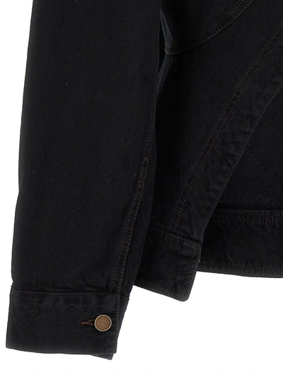 Shop Jacquemus 'la Veste De Nimes Caraco' Shirt In Black