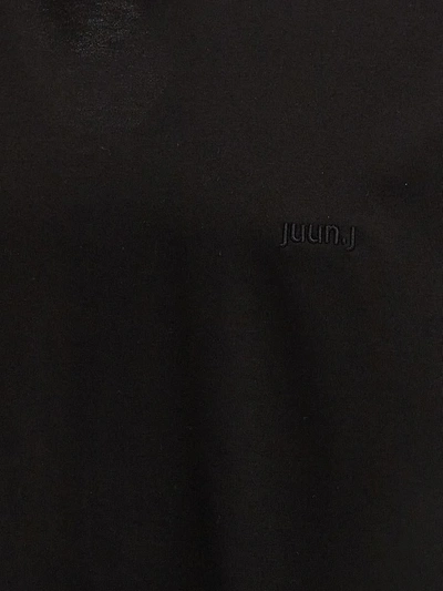 Shop Juunj Juun.j Print And Embroidery T-shirt In Black