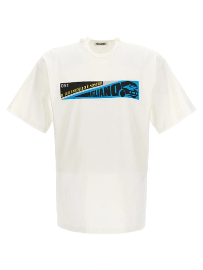 Shop Magliano 'fardello' T-shirt In White