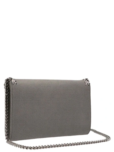 Shop Stella Mccartney 'falabella Mini' Shoulder Bag In Gray