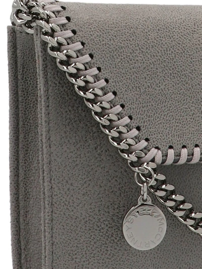 Shop Stella Mccartney 'falabella Mini' Shoulder Bag In Gray