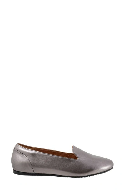 Shop Softwalk ® Shelby Flat In Pewter