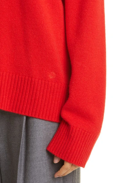 Loulou Studio Baltra Cashmere Sweater In Red