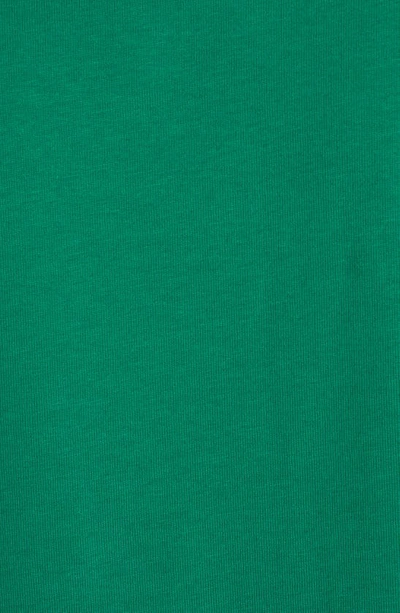 Shop Moncler Embossed Logo Graphic T-shirt In Green