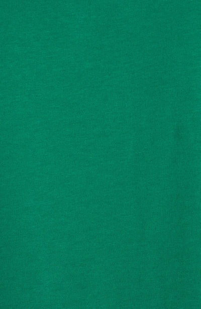Moncler Embossed Logo Graphic T-shirt In Green