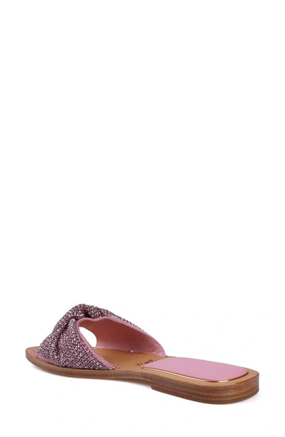 Zigi Judith Slide Sandal In Pink Lthr