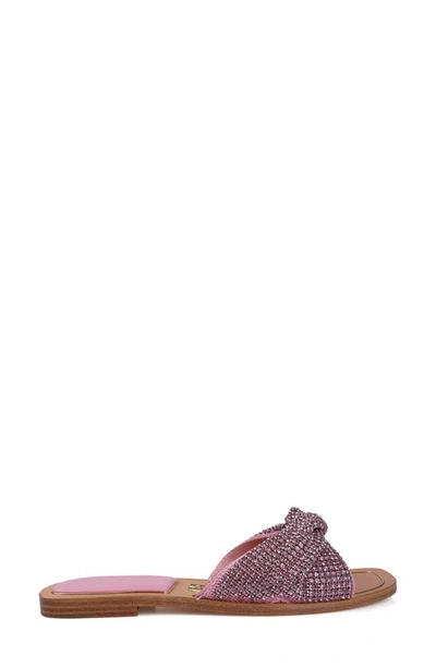 Zigi Judith Slide Sandal In Pink Lthr