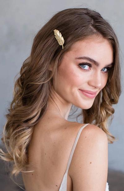 Shop Brides And Hairpins Leticia Hair Clip In Gold