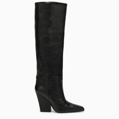 Shop Paris Texas High Black Leather Boot