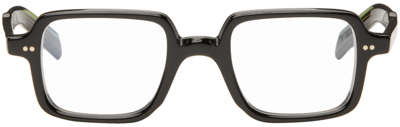 Shop Cutler And Gross Black Gr02 Glasses In Black/white