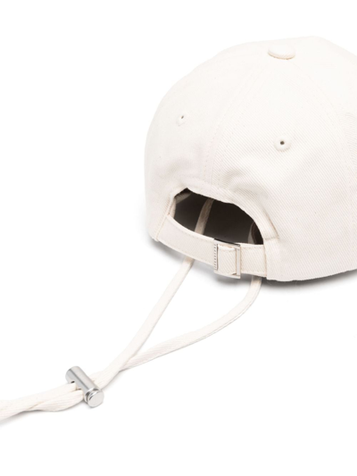 Shop Jacquemus La Casquette Artichaut Baseball Cap In Neutrals