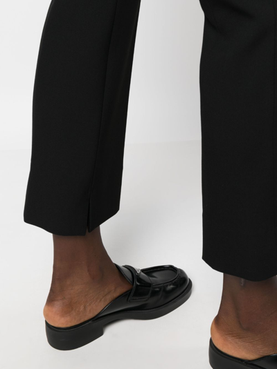 Peserico Women's Viscose Blend Trousers In Black