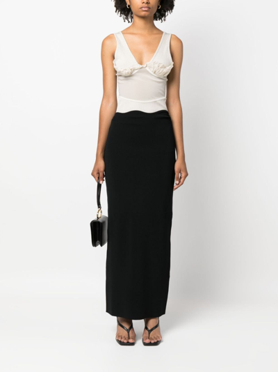 Shop Christopher Esber Maparadita High-waist Skirt In Black