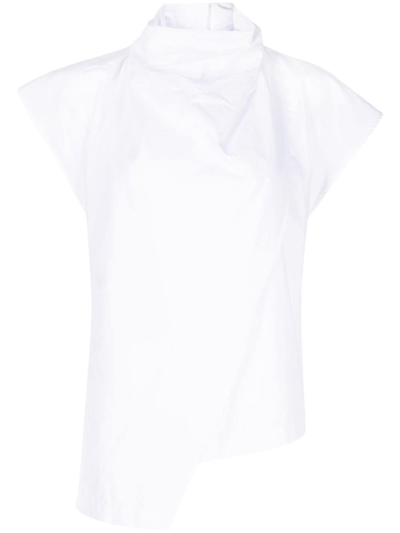 Shop Nackiyé Play Around Cotton Shirt In White