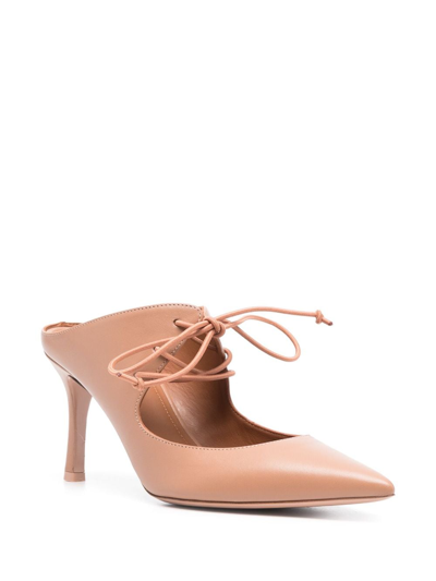 Shop Malone Souliers Sabot Marcia 90mm Mules In Neutrals