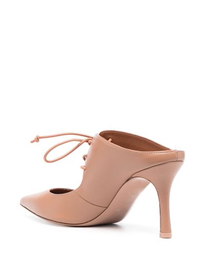 Shop Malone Souliers Sabot Marcia 90mm Mules In Neutrals