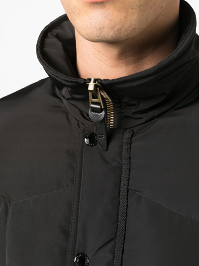 Shop Tom Ford Down Quilted Jacket In Black