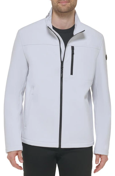 Shop Calvin Klein Softshell Jacket In White