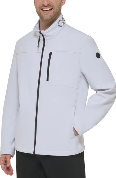 Shop Calvin Klein Softshell Jacket In White