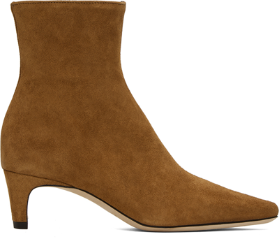 Shop Staud Tan Wally Ankle Boots
