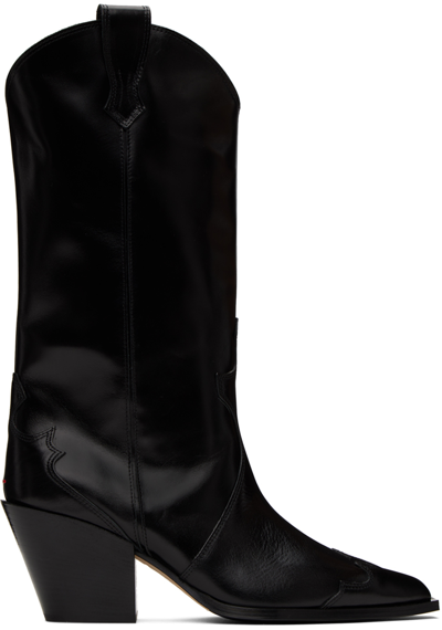 Shop Aeyde Black Ariel Boots