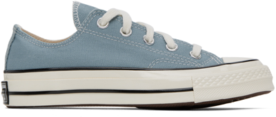 Shop Converse Blue Chuck 70 Vintage Sneakers In Cocoon Blue/egret/bl