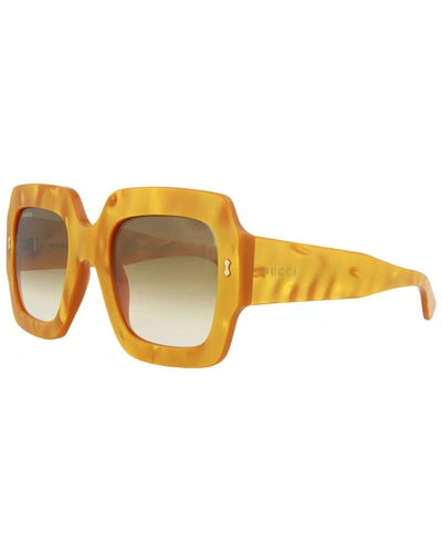 Shop Gucci Women's Gg1111s 53mm Sunglasses In Multi