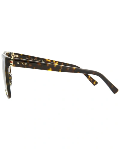 Shop Gucci Women's Gg0459sa 57mm Sunglasses In Brown