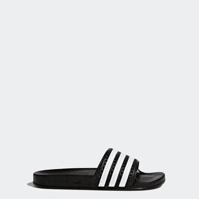 Shop Adidas Originals Kids' Adidas Adilette Slides In Black