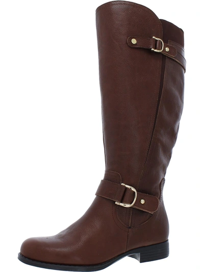 Shop Naturalizer Jenelle Womens Wide Calf Leather Riding Boots In Multi