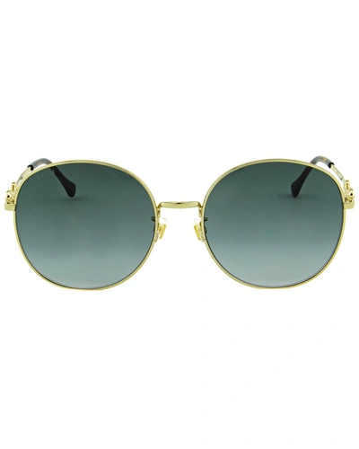Shop Gucci Women's Gg0881sa 59mm Sunglasses In Gold
