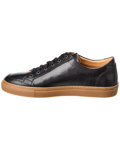 Shop Warfield & Grand Cline Leather Sneaker In Black