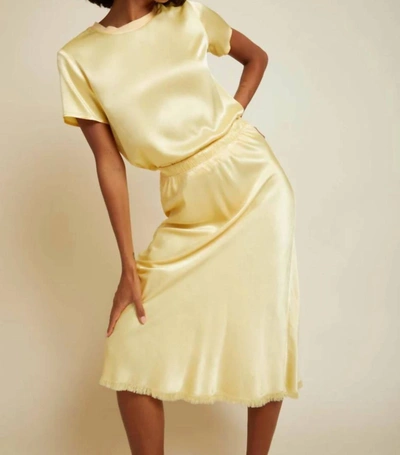 Nation Ltd Women's Mabel Bias Skirt In Daisy In White