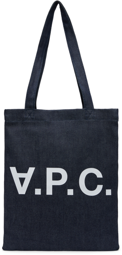 Apc A.p.c. Women Laure Tote Bag In Iai Indigo