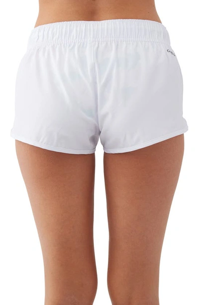 Shop O'neill Laney 2 Stretch Cover-up Shorts In White