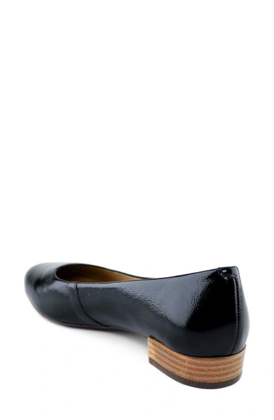 Shop Marc Joseph New York Ferris Flat In Black Svelte Patent