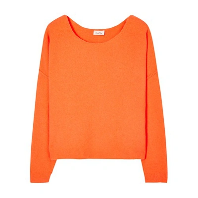 Shop American Vintage Damsville Sweater In Orange_fluo