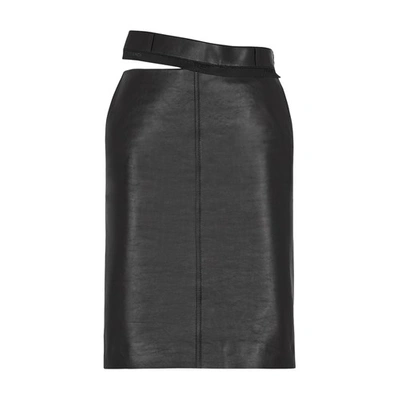 Shop Fendi Skirt In Noir